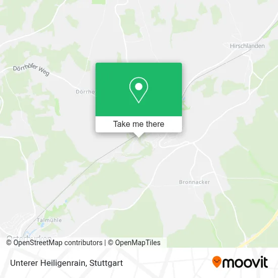 Unterer Heiligenrain map