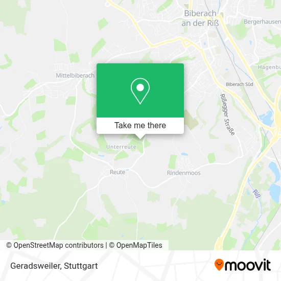 Geradsweiler map