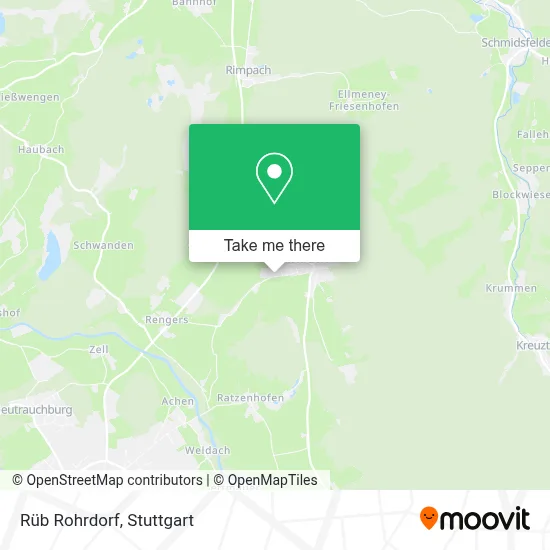 Rüb Rohrdorf map