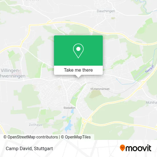 Camp David map