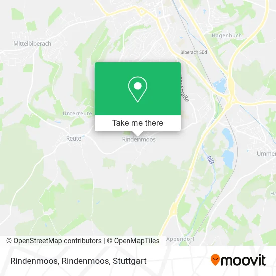 Rindenmoos, Rindenmoos map