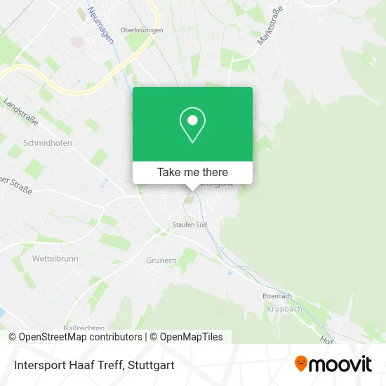 Intersport Haaf Treff map