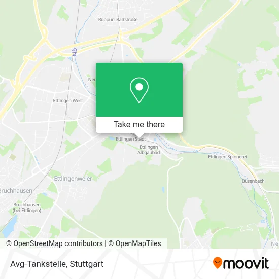 Avg-Tankstelle map