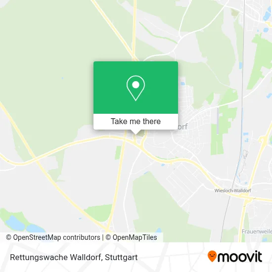Rettungswache Walldorf map
