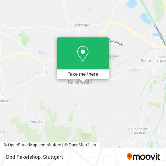 Dpd Paketshop map