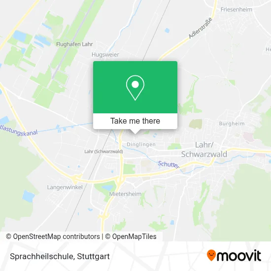 Sprachheilschule map