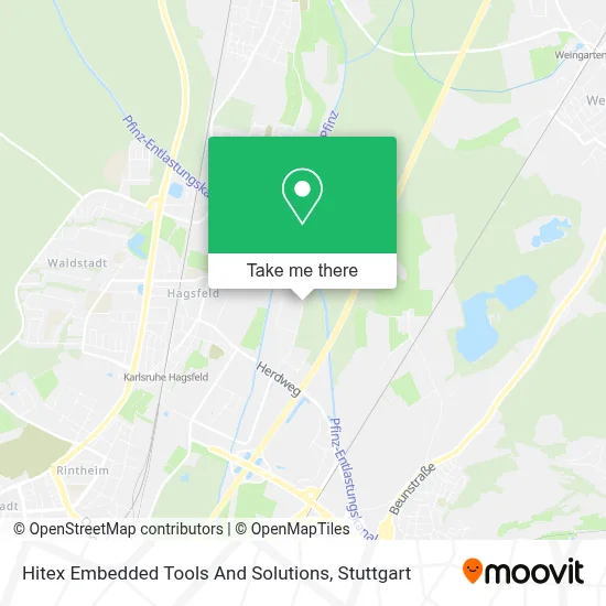 Hitex Embedded Tools And Solutions map