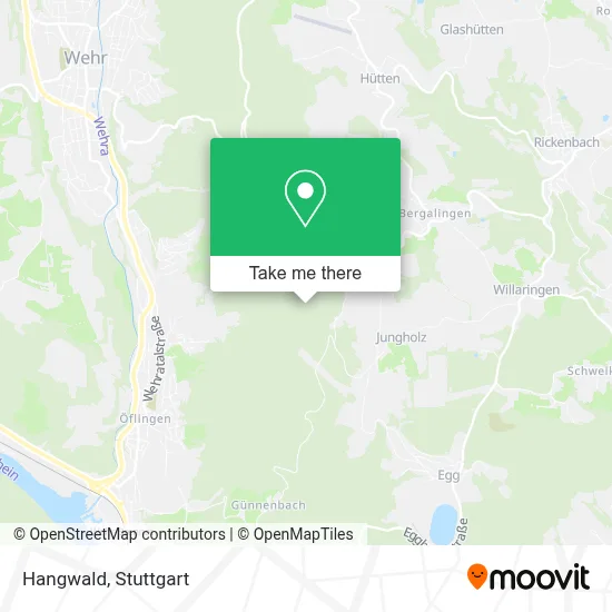 Hangwald map