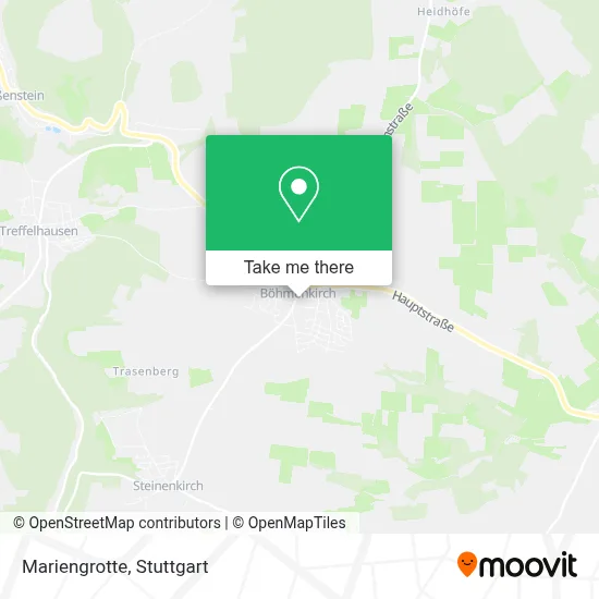 Mariengrotte map