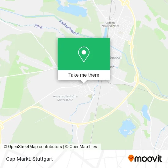 Cap-Markt map