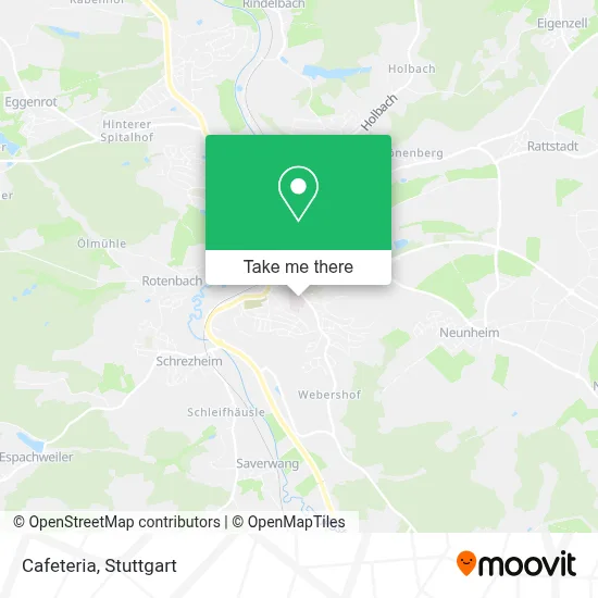 Cafeteria map