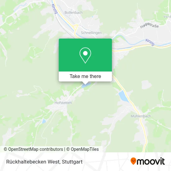 Rückhaltebecken West map