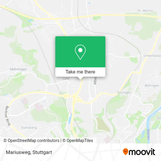 Mariusweg map