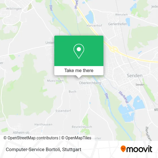 Computer-Service Bortoli map