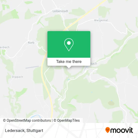 Ledersack map