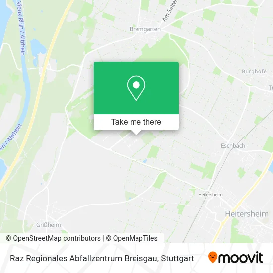 Raz Regionales Abfallzentrum Breisgau map