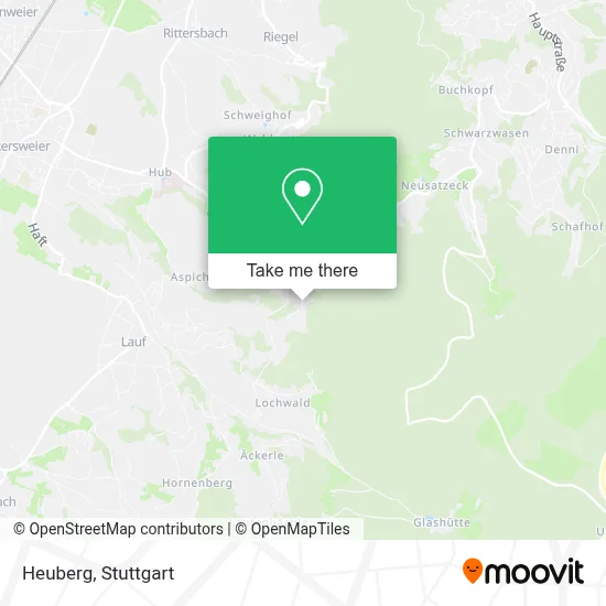 Heuberg map