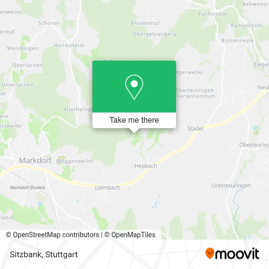 Sitzbank map