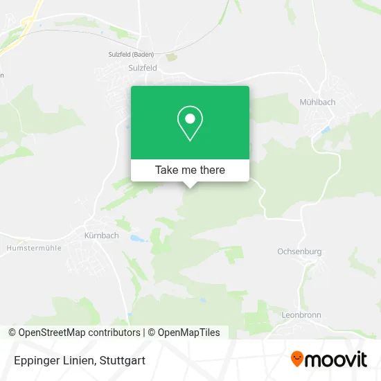 Eppinger Linien map