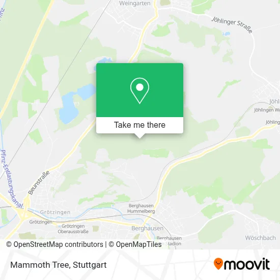 Mammutbaum map