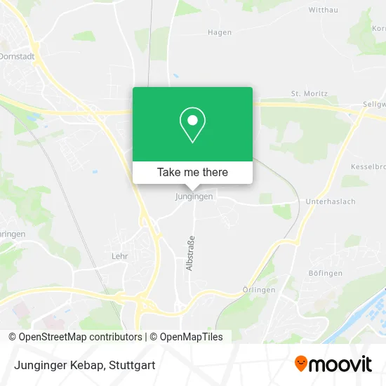 Junginger Kebap map