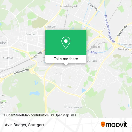 Avis Budget map