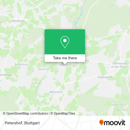 Petershof map