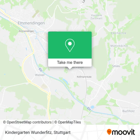 Kindergarten Wunderfitz map