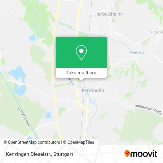 Kenzingen Dieselstr. map