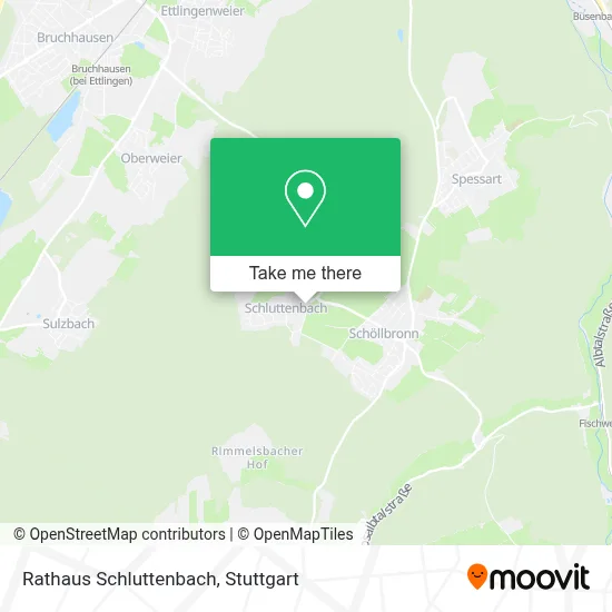 Rathaus Schluttenbach map