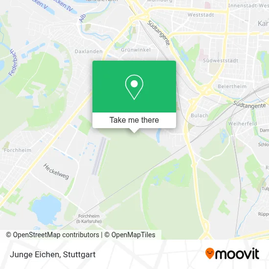 Junge Eichen map