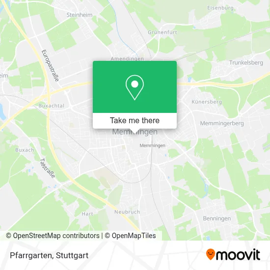 Pfarrgarten map