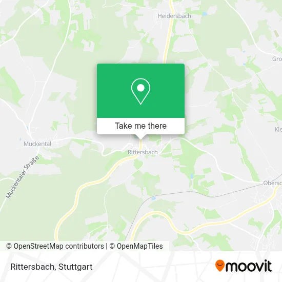 Rittersbach map