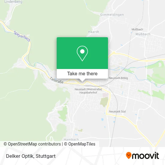 Delker Optik map