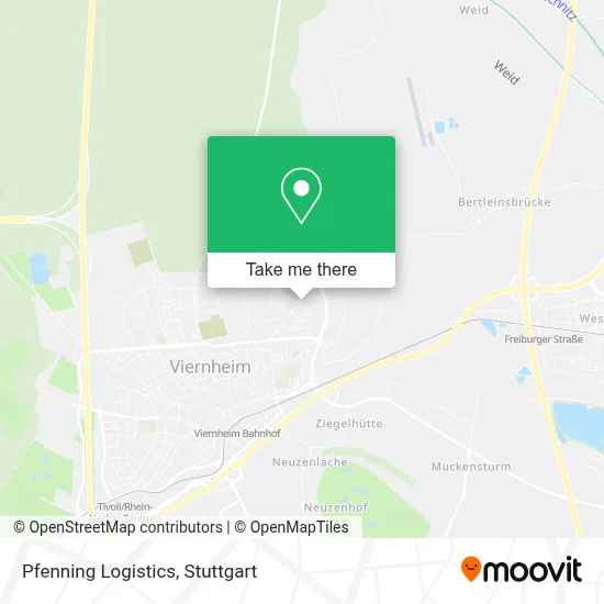 Pfenning Logistics map