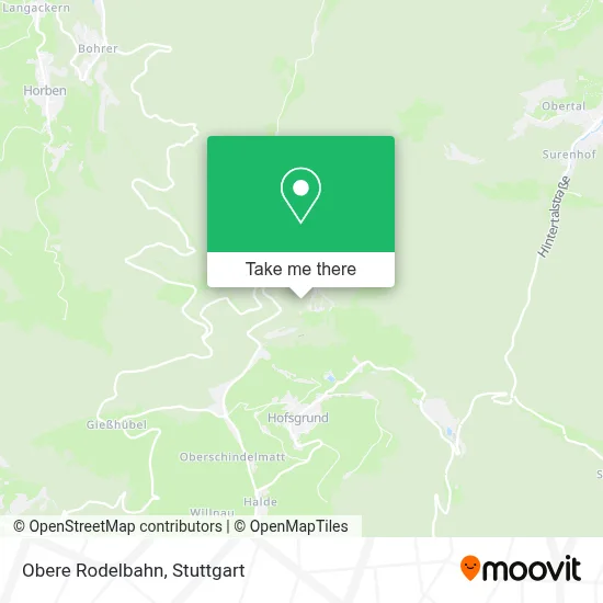 Obere Rodelbahn map