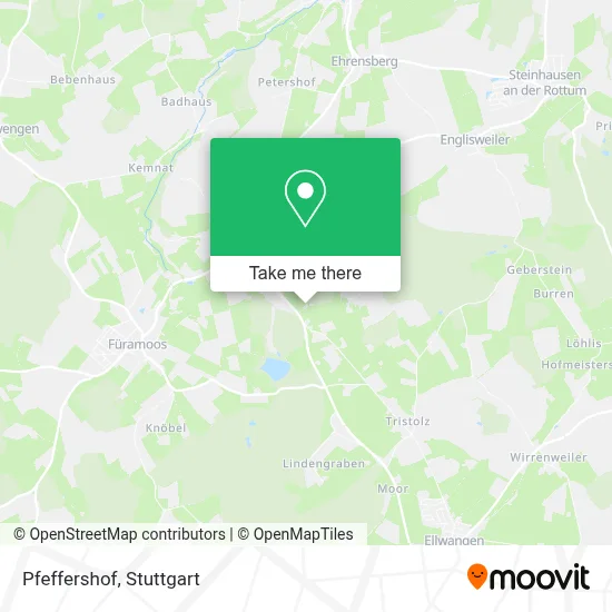 Pfeffershof map