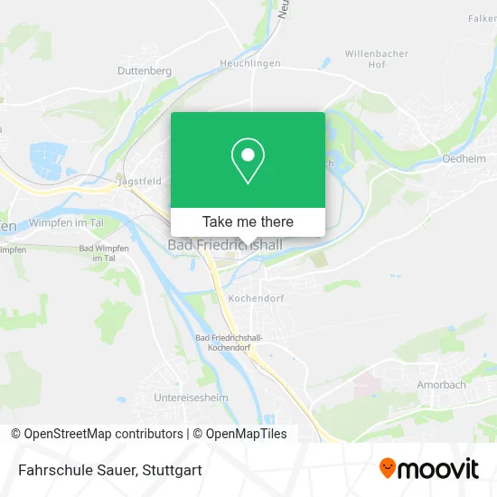 Fahrschule Sauer map