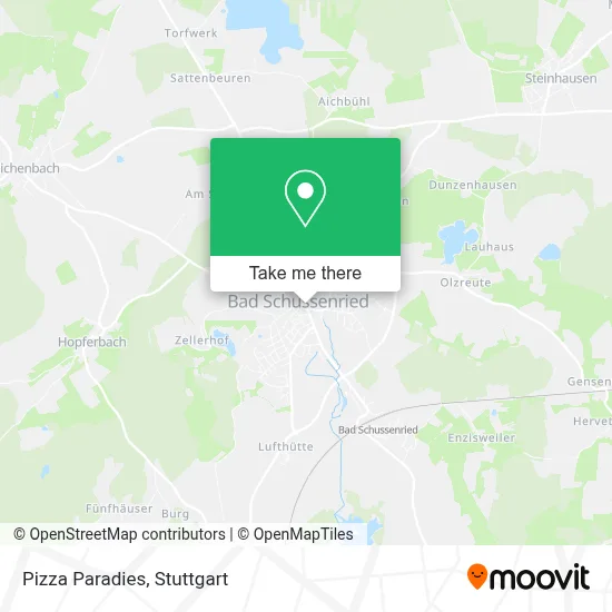 Pizza Paradies map