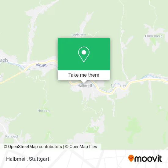 Halbmeil map