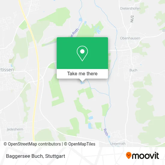Baggersee Buch map