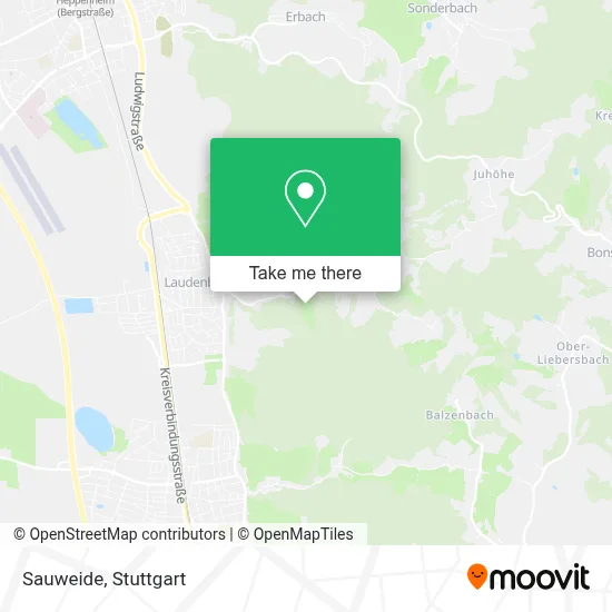 Sauweide map