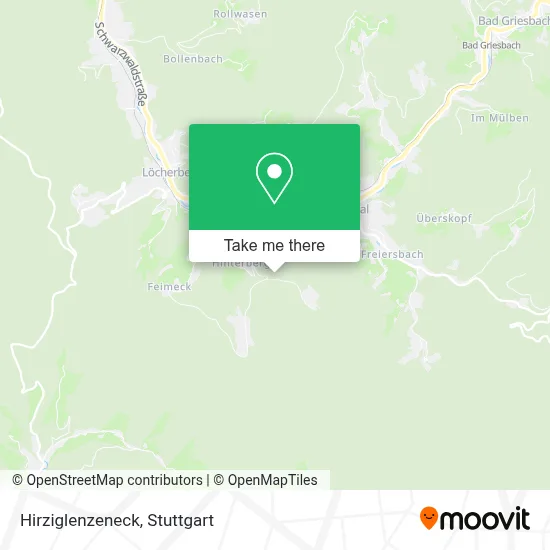 Hirziglenzeneck map
