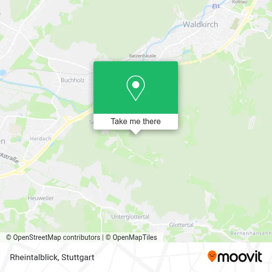 Rheintalblick map