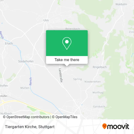 Tiergarten Kirche map