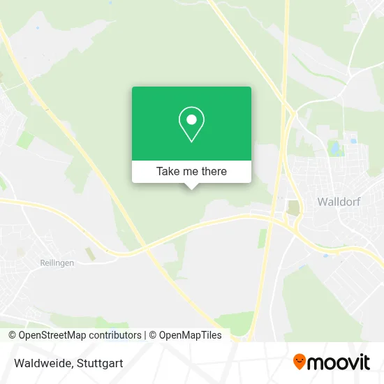 Waldweide map