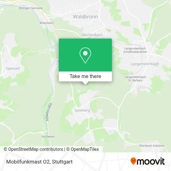 Mobilfunkmast O2 map