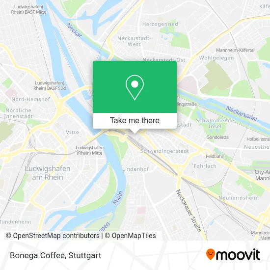Bonega Coffee map