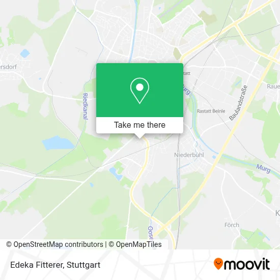 Edeka Fitterer map