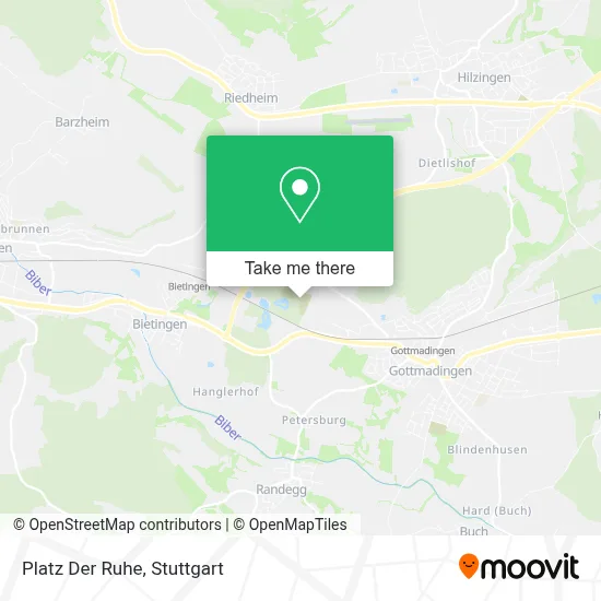 Platz Der Ruhe map